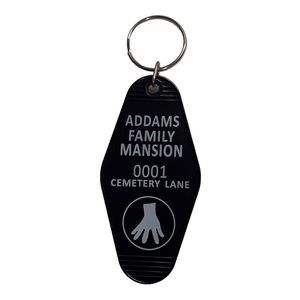 Addams Family Retro Motel Key Chain
